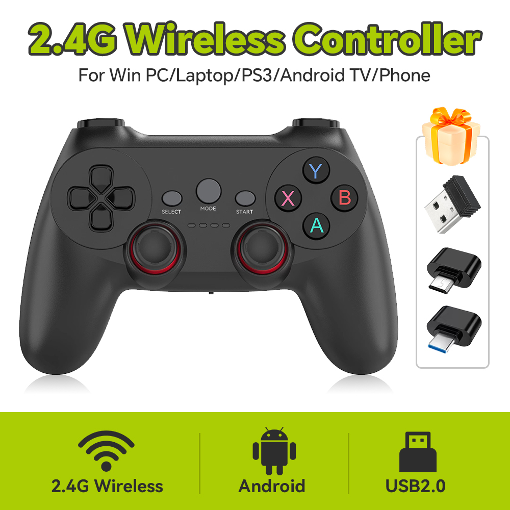Gaming Console For Phone - Controller wireless 2.4G per PC Windows/laptop/PS3/TV